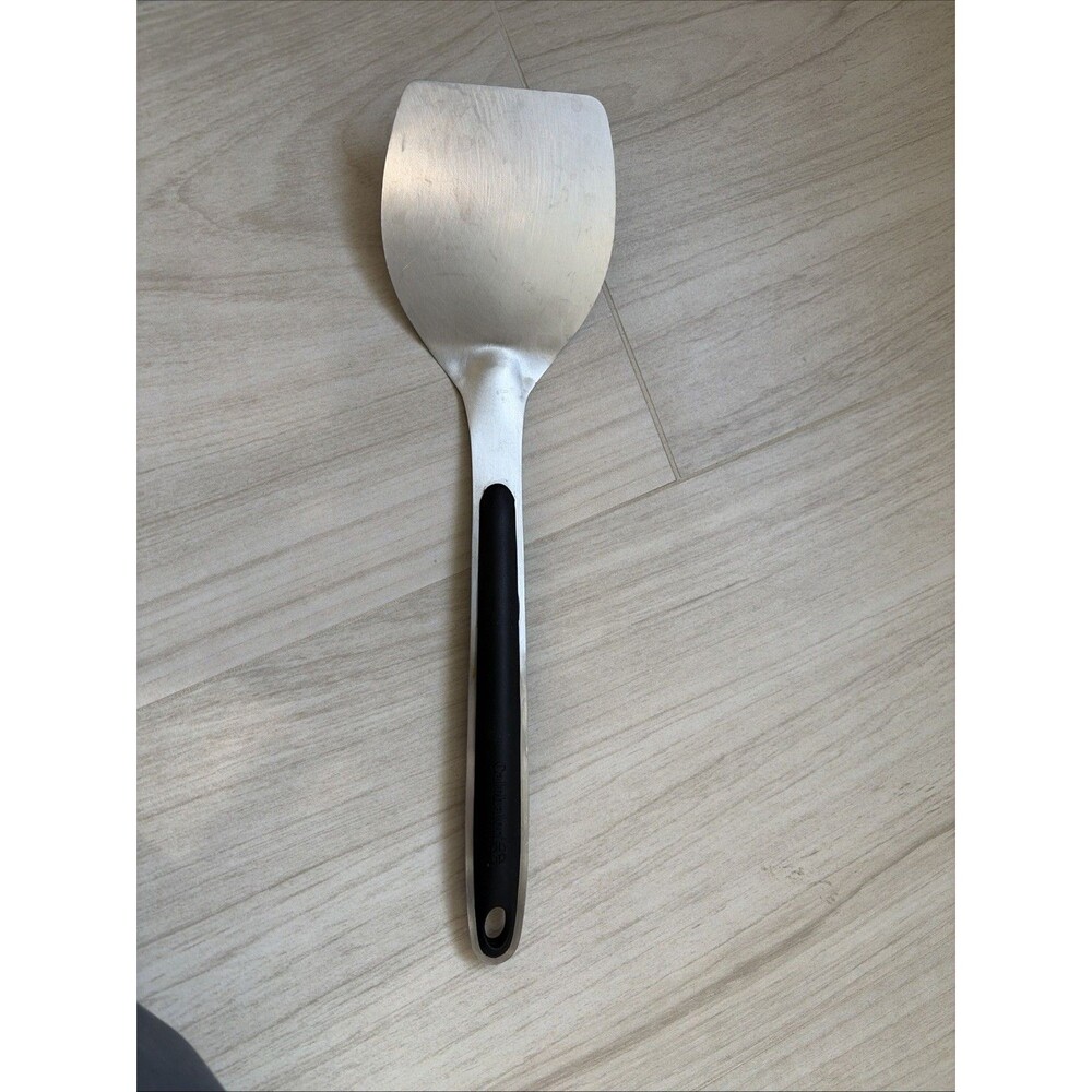 Calphalon Stainless Steel Solid Spatula Heavy Duty Cooking Comfort Grip 13-1/2"